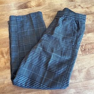 GAP Boys Brown & Black Checkered Pants